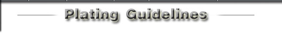 Plating Guidelines